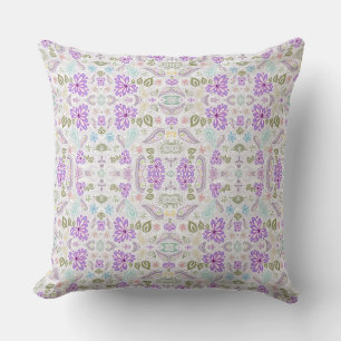 Süße bunte Pastell-Paisleymuster Kissen