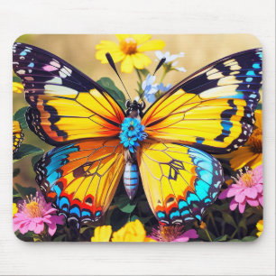 Süße bunte Schmetterlingskunst Mousepad