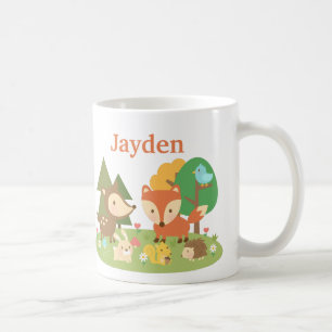Süße bunte Waldtiere für Kinder Kaffeetasse