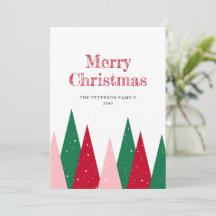 Süße bunte Weihnachtsbäume modern nicht-foto
