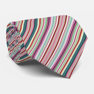 Süße bunte weiße Streifen Krawatte