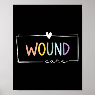 Süße Bunte Wundversorgungs-Krankenschwester-Team-W Poster