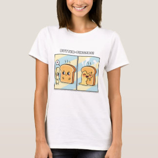 Süße Butter, die auf heißem Toast schmilzt, Comic T-Shirt