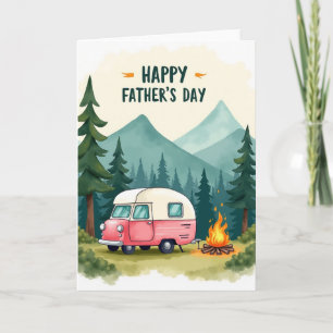 Süße Campervan-Karte zum Vatertag Karte