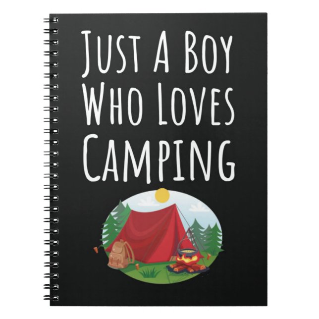 Süße Camping-Geschenke für Baby-Jungen Kinder Camp Notizblock (Vorderseite)