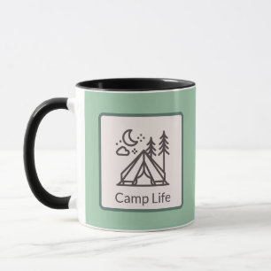Süße Camping / Outdoor-Kaffeetasse Mach einen Sp Tasse