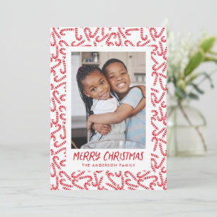 Süße Candy Cane Frohe Weihnachten 2 Foto