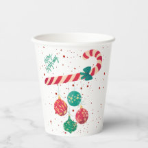 Süße Candy Cane und Weihnachtsdekorationen Feierta