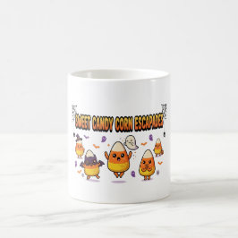 Süße Candy Corn Halloween-Party Kaffeetasse