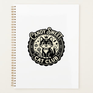 Süße Candy-Katze Lustige Katze Grafik - Candy Süße Planer