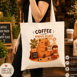Süße Capybara-Kaffeeliebhaber-Tasche | Kaffee Ist Tragetasche