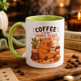 Süße Capybara-Kaffeeliebhaber-Tasse | Kaffee Ist M Tasse