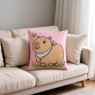 Süße Capybara Kissen | Adorables Tier Wurfkissen