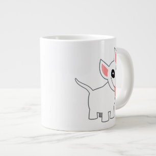 Süße Cartoon-Bullterrier-Jumbo-Tasse Jumbo-Tasse
