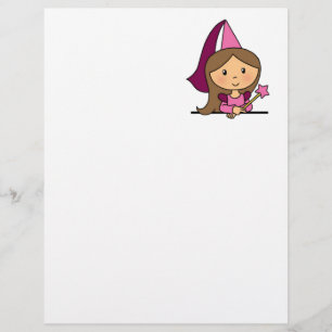 Süße Cartoon-Clip-Art Prinzessin in einem rosa Kle