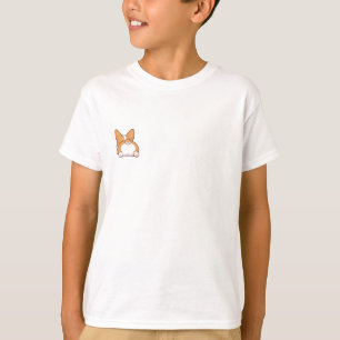 Süße Cartoon Corgi Welpen Kinder T-Shirt