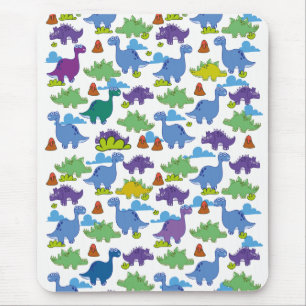 Süße Cartoon-Dinosaurier Mousepad