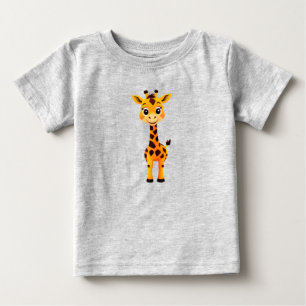 Süße Cartoon-Giraffe Baby T-shirt