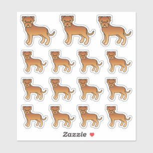 Süße Cartoon-Hunde Dogue De Bordeaux Aufkleber