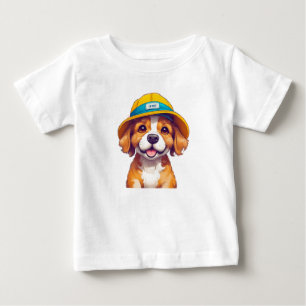 Süße Cartoon-Hunde-Liebhaber und haustierbegeister Baby T-shirt