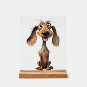 Süße Cartoon-Hunderassen-Kunstsammlung Acrylschild