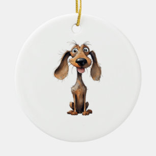 Süße Cartoon-Hunderassen-Kunstsammlung Keramik Ornament