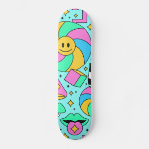 Süße Cartoon-Illustration Skateboard