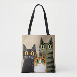 Süße Cartoon-Katzen Tasche