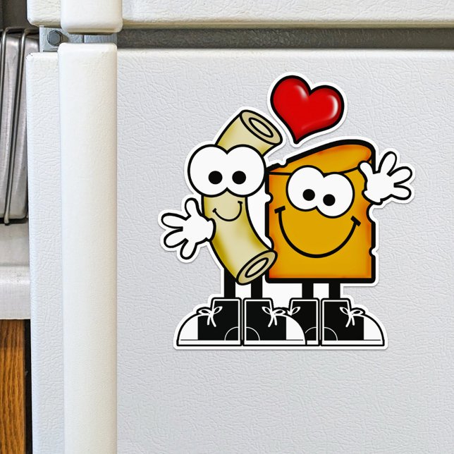 Süsse Cartoon Mac'n Cheese Vinyl Sticker (Von Creator hochgeladen)