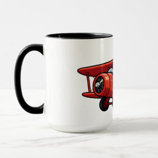 Süße Cartoon-Mechanikerin mit roter Auto-Illustrat Tasse