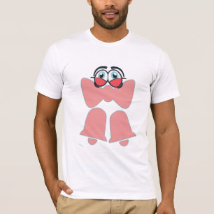 Süße Cartoon-Rosa-Schleife T-Shirt