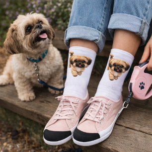 Süße Cartoon-Shih-Tzu-Hund-Socken Socken