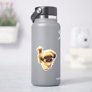 Süße Cartoon-Shih-Tzu-Hündin Nala Aufkleber