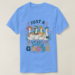 Süße Cartoon-Vogelfreunde Lustiges Grafikdesign T-Shirt