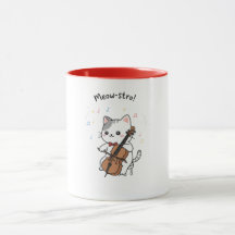 Süße Cellokatze Musikerin