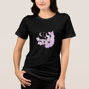 Süße Charakter-Grafikdesign Tri-Blend Shirt
