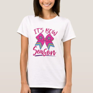 Süße Cheerleader Coquette Schleife Cheer Saison T-Shirt