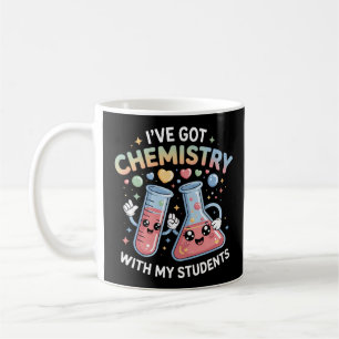Süße Chemie-Lehrerin, niedlicher Becher und Reagen Kaffeetasse