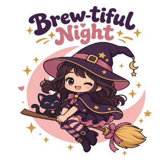 Süße Chibi-Hexe Brew-tiful Nacht Sweatshirt