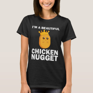 Süße Chicken Nugget Kunst für Frauen Mädchen Chick T-Shirt