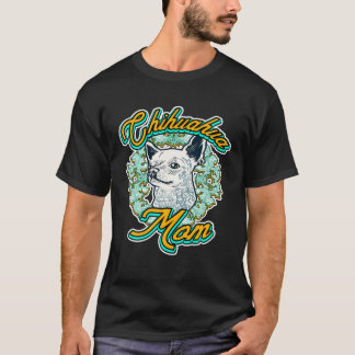 Süße Chihuahua-Hundemutter-Geschenk Vintage Retro T-Shirt