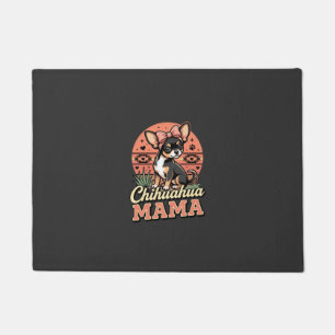 Süße Chihuahua-Mama-Schleife-Hundemama Fußmatte