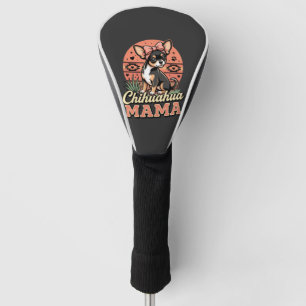 Süße Chihuahua-Mama-Schleife-Hundemama Golf Headcover
