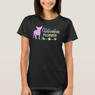 Süße Chihuahua-Mutter-Hund-Mama farbenfroh Stolze T-Shirt