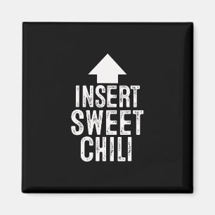 Süße Chili-Halloween-Pfeil auf Mou einfügen Magnet