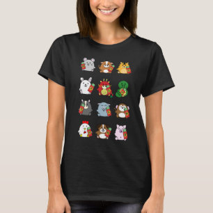 Süße chinesische Tierkreiszeichen Lunar Neujahr T-Shirt