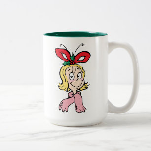 Süße Cindy Lou Who Porträt Zweifarbige Tasse