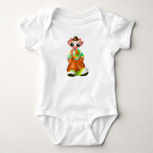 Süße Clown-Baby-Bodysuits Baby Strampler