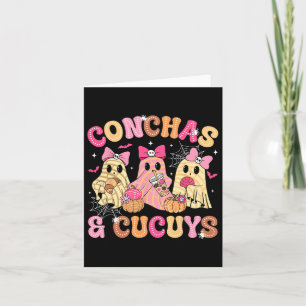 Süße Conchas und Cucuys Geist Lustiger Mexikanisch Karte