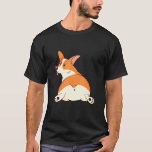 Süße Corgi-Hintern-Hunde-Shirts Haustierbesitzer T-Shirt